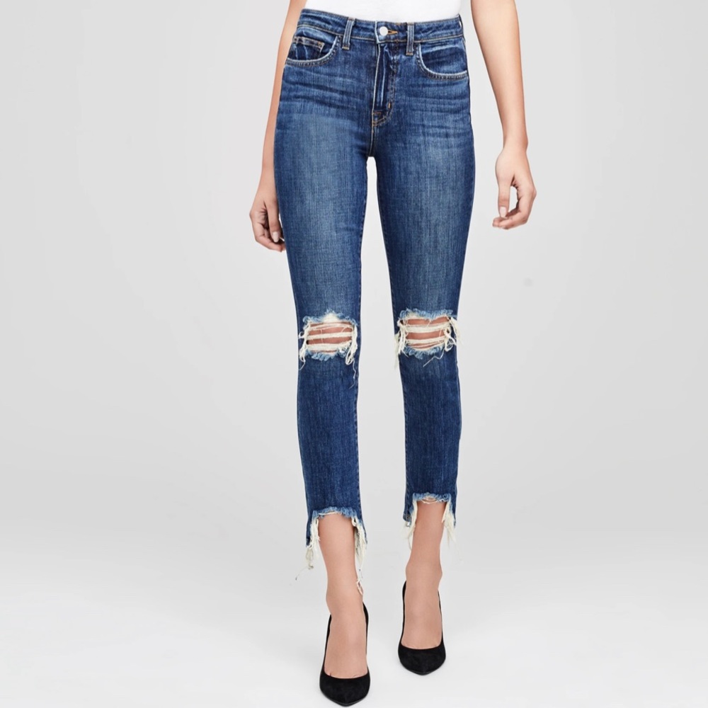 Brand new L’AGENCE distressed jeans